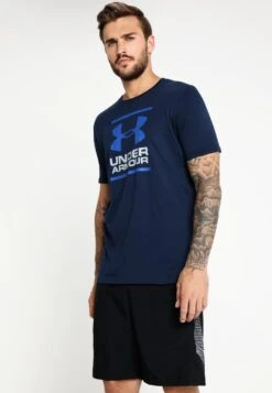 Under Armour Gl Foundation Ss - Sports T-Shirt - Academy/Steel/Royal