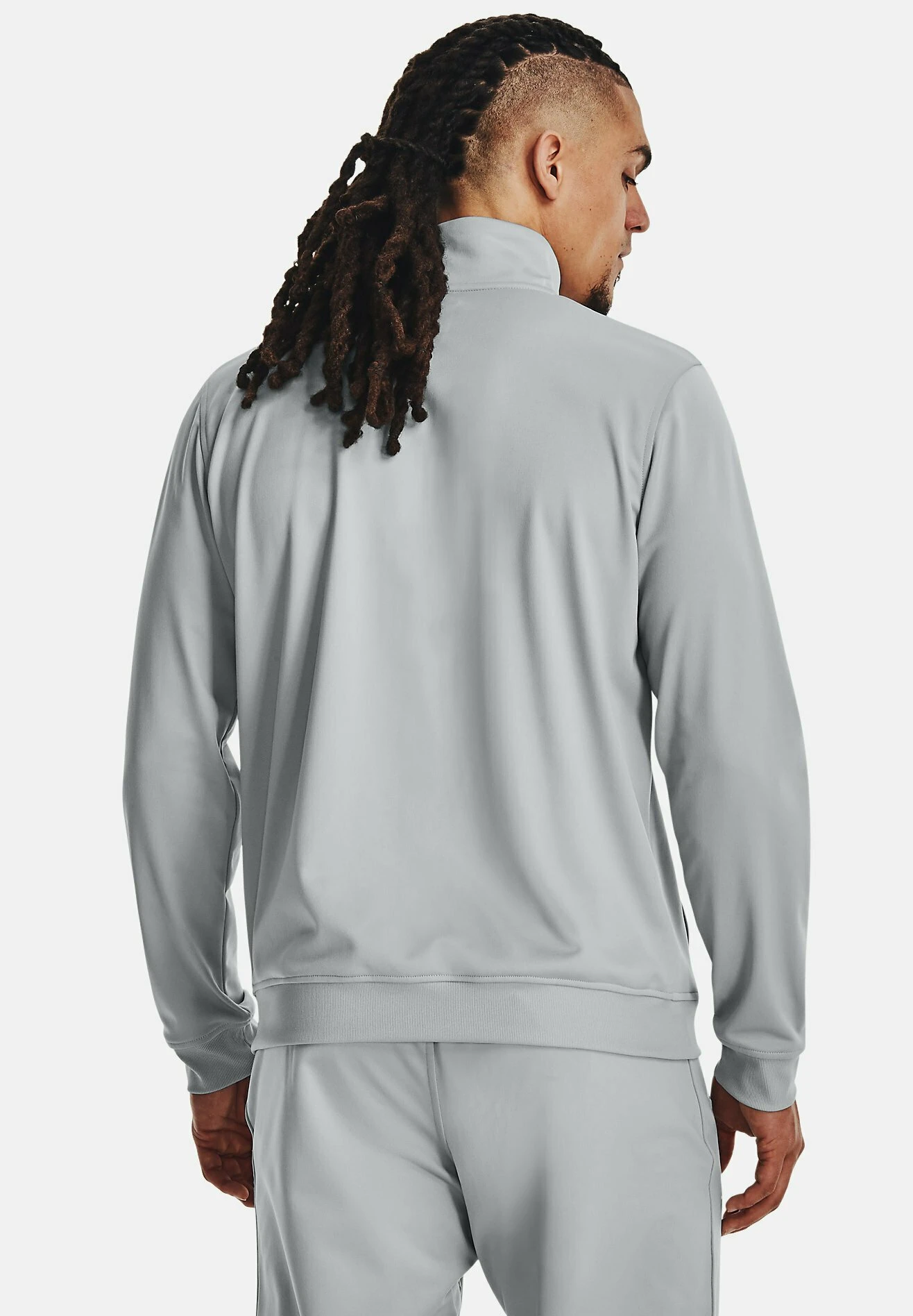 Under Armour Sportstyle Tricot Full Zip Trainingsj - Zip-Up Sweatshirt - Mod Gray - Image 3