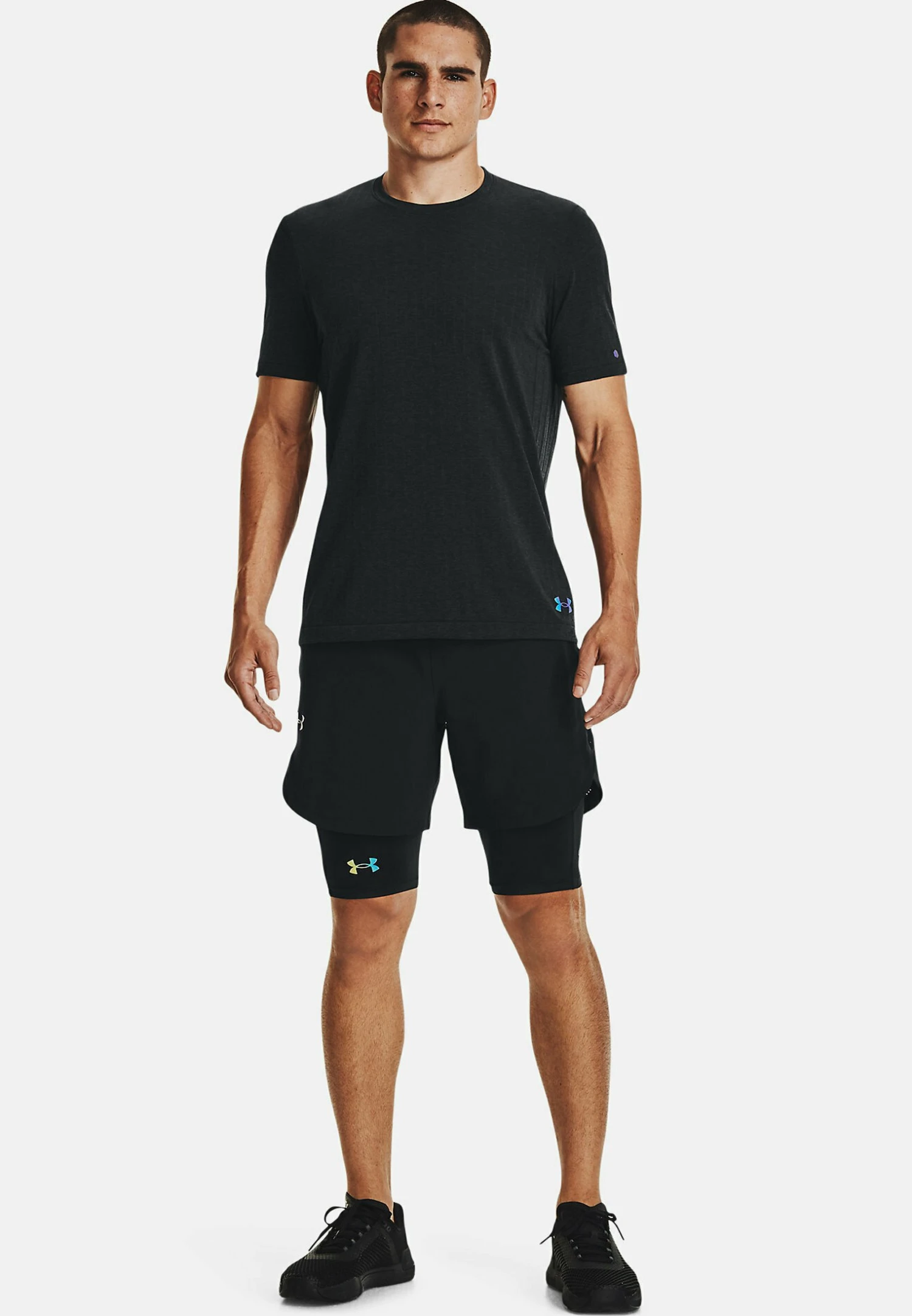 Under Armour Short-Sleeves Rush Seamless Ss - Basic T-Shirt - Black - Image 2