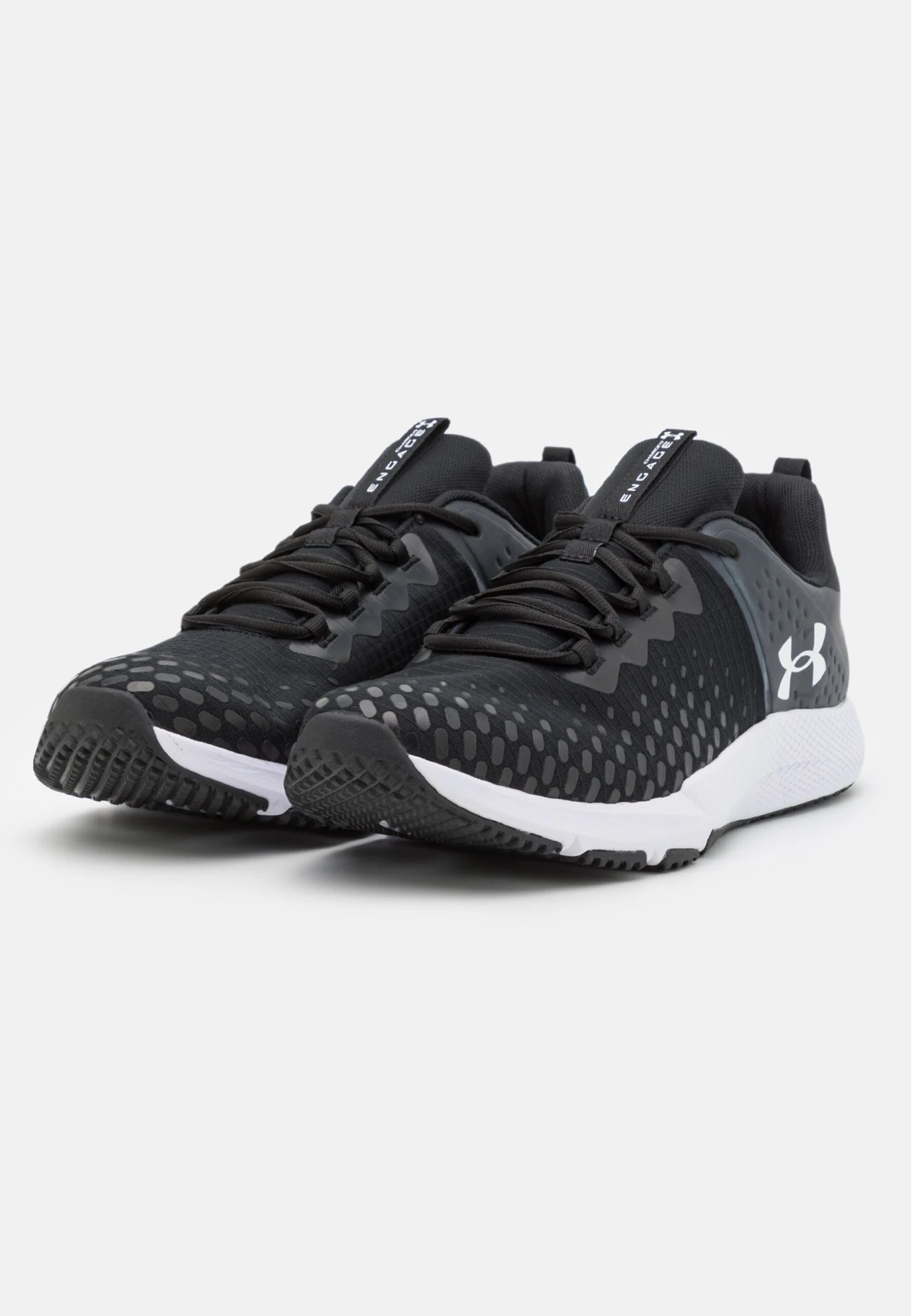 Under Armour Charged Engage 2 - Training Shoe - Black/White - Image 2