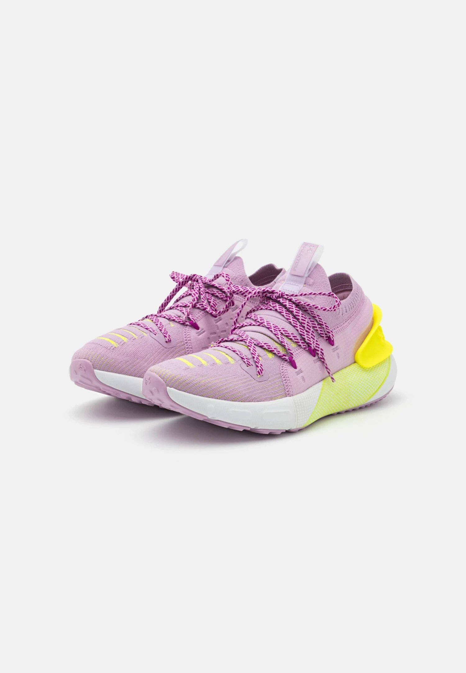 Under Armour Hovr Phantom 3 - Neutral Running Shoes - Fresh Orchid/White/Yellow Ray - Image 2