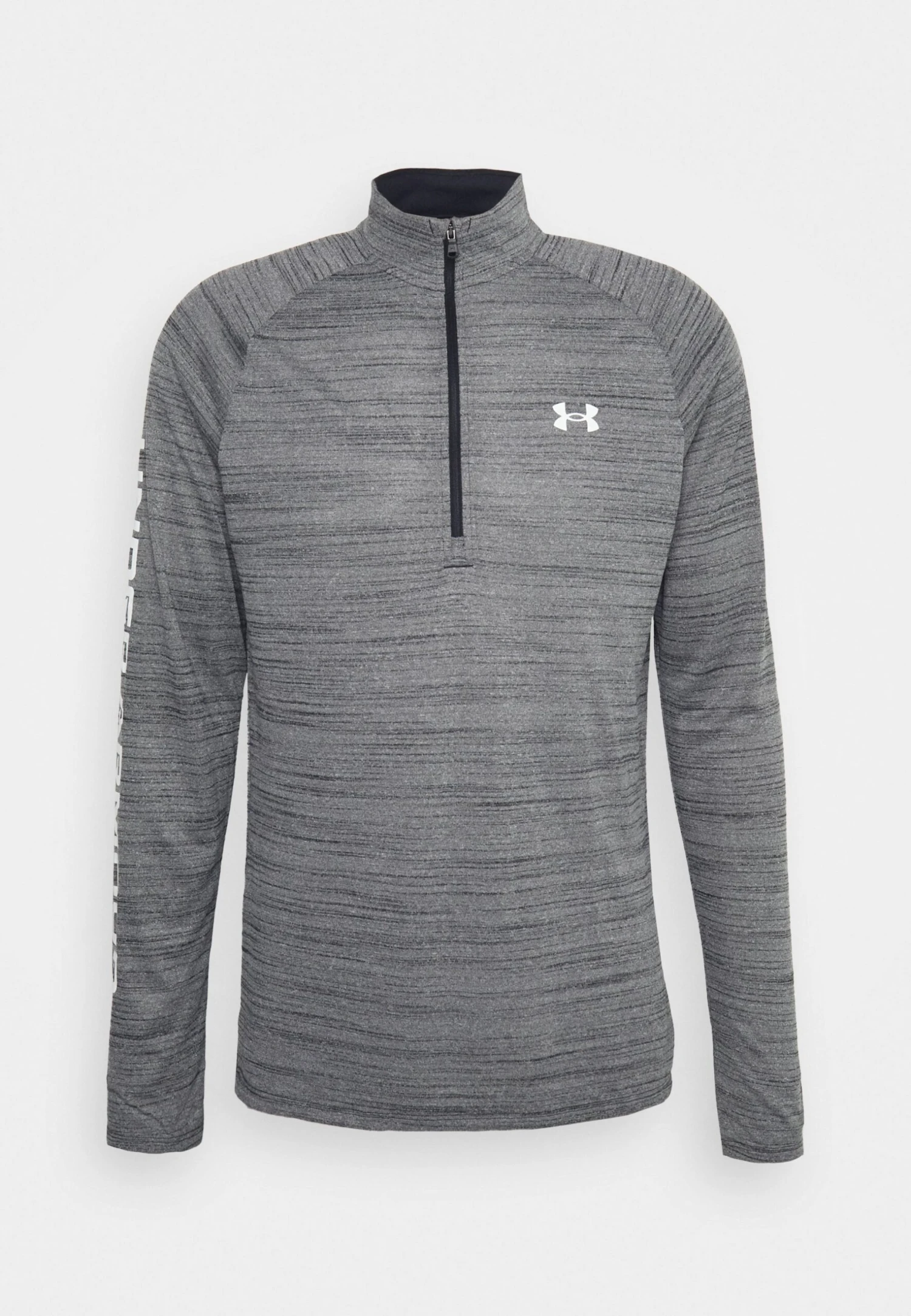 Under Armour Tech 1/2 Zip Core - Long Sleeved Top - Black/White - Image 5