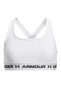 Under Armour G Crossback - Medium Support Sports Bra - White