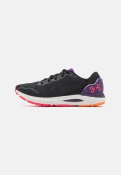 Under Armour Hovr Sonic 6 - Neutral Running Shoes - Black/Galaxy Purple/Pink Shock