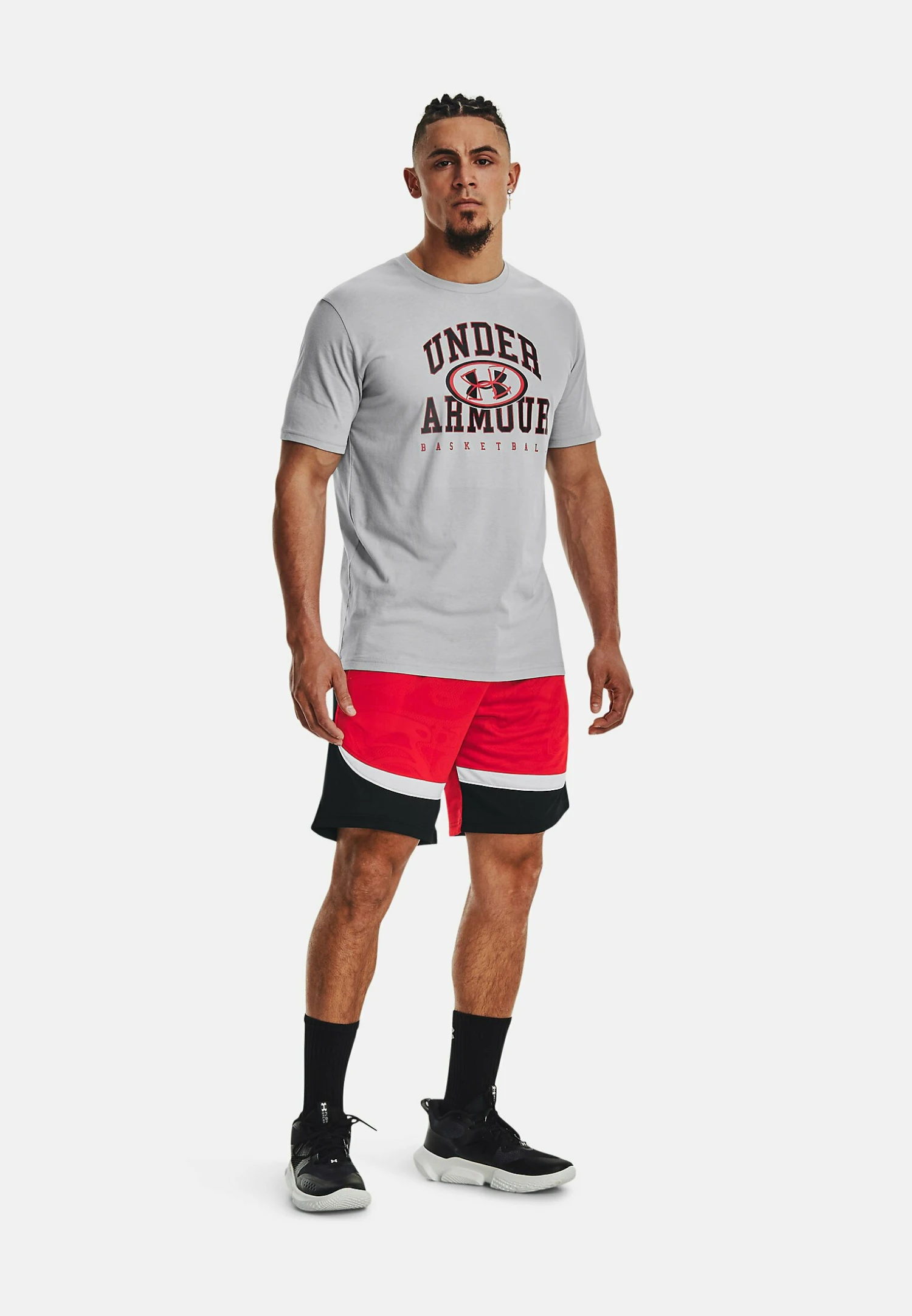 Under Armour Heatwave Hoops - Sports Shorts - Red - Image 2