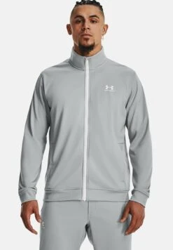 Under Armour Sportstyle Tricot Full Zip Trainingsj - Zip-Up Sweatshirt - Mod Gray