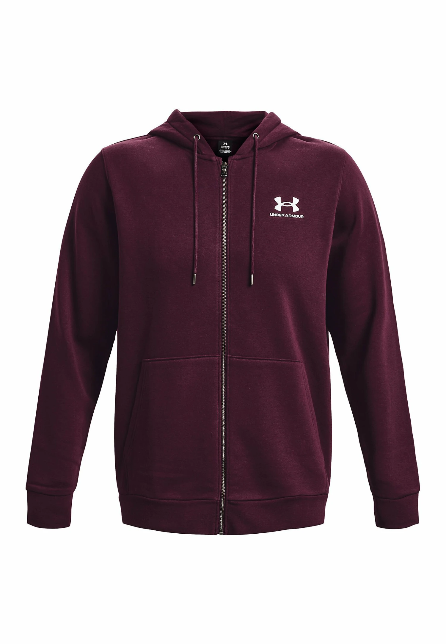 Under Armour Essential - Zip-Up Sweatshirt - Purple Stone - Image 4
