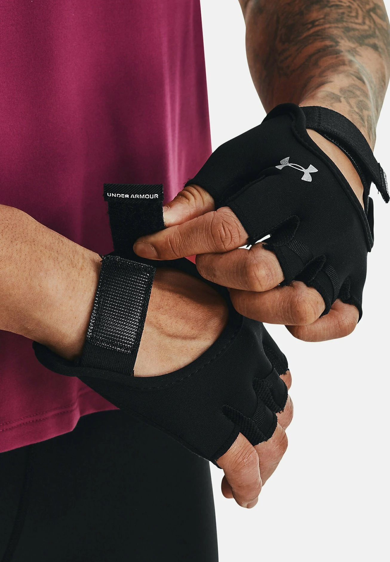 Under Armour Training- Fingerless Gloves - Black