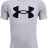 Under Armour Fussball Tech Big Logo - Sports T-Shirt - Grau