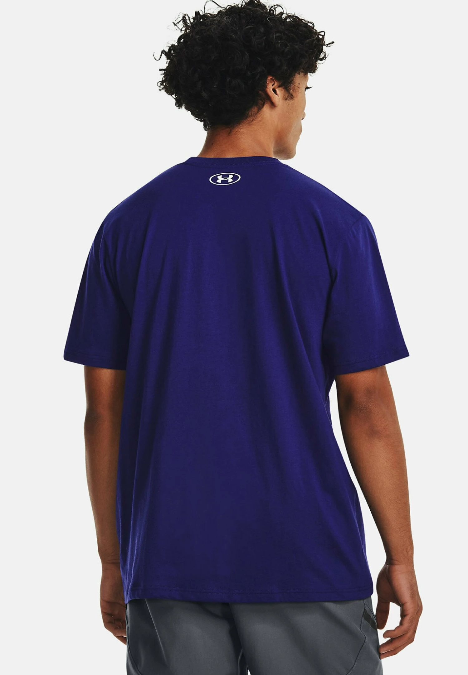 Under Armour Abc Camo Boxed Logo - Sports T-Shirt - Sonar Blue - Image 3