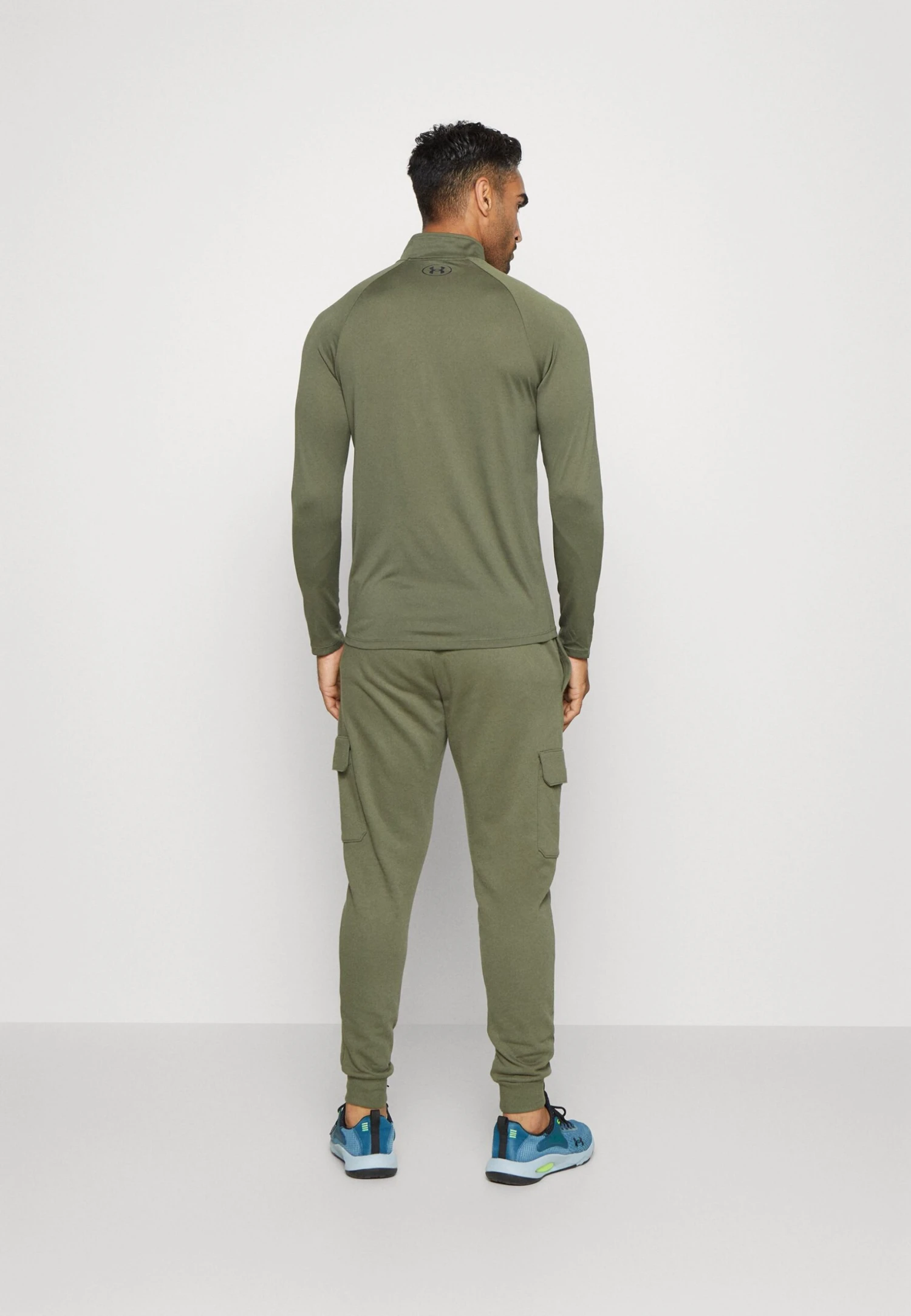 Under Armour Rival Jogger - Tracksuit Bottoms - Marine Od Green/White - Image 3