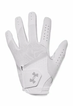 Under Armour Full Finger Isochill Golf- Gloves - White