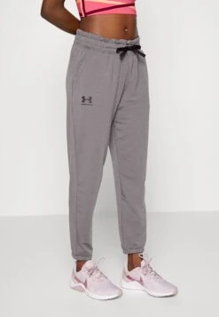 Under Armour Rival- Tracksuit Bottoms - Jet Gray/Mod Gray/Black