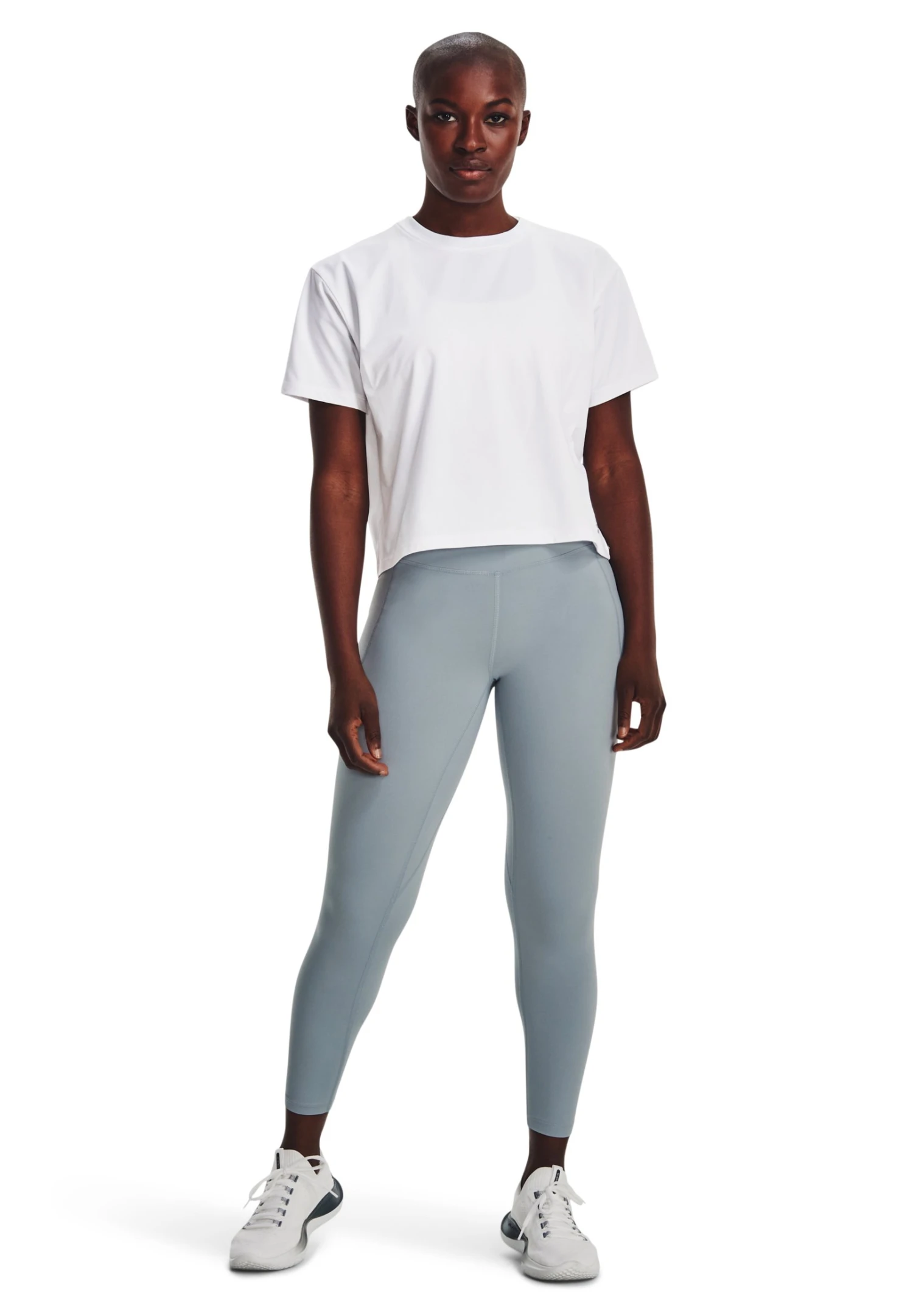 Under Armour Meridian - Leggings - Harbor Blue/Metallic Silver - Image 2