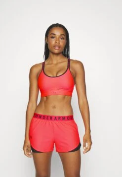 Under Armour Infinity Mid Covered - Medium Support Sports Bra - Beta/Black