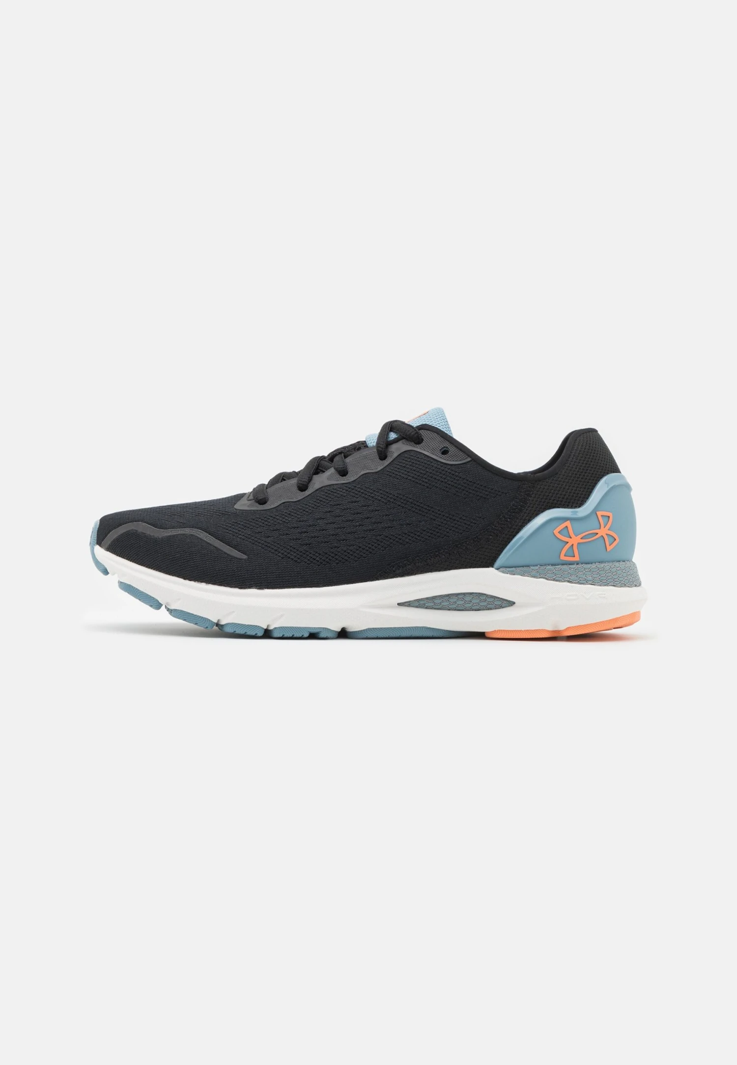 Under Armour Hovr Sonic 6 - Neutral Running Shoes - Black/Blue Granite/Bubble Peach