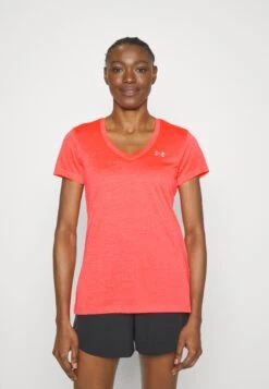 Under Armour Tech Twist - Sports T-Shirt - After Burn/White/Metallic Silver