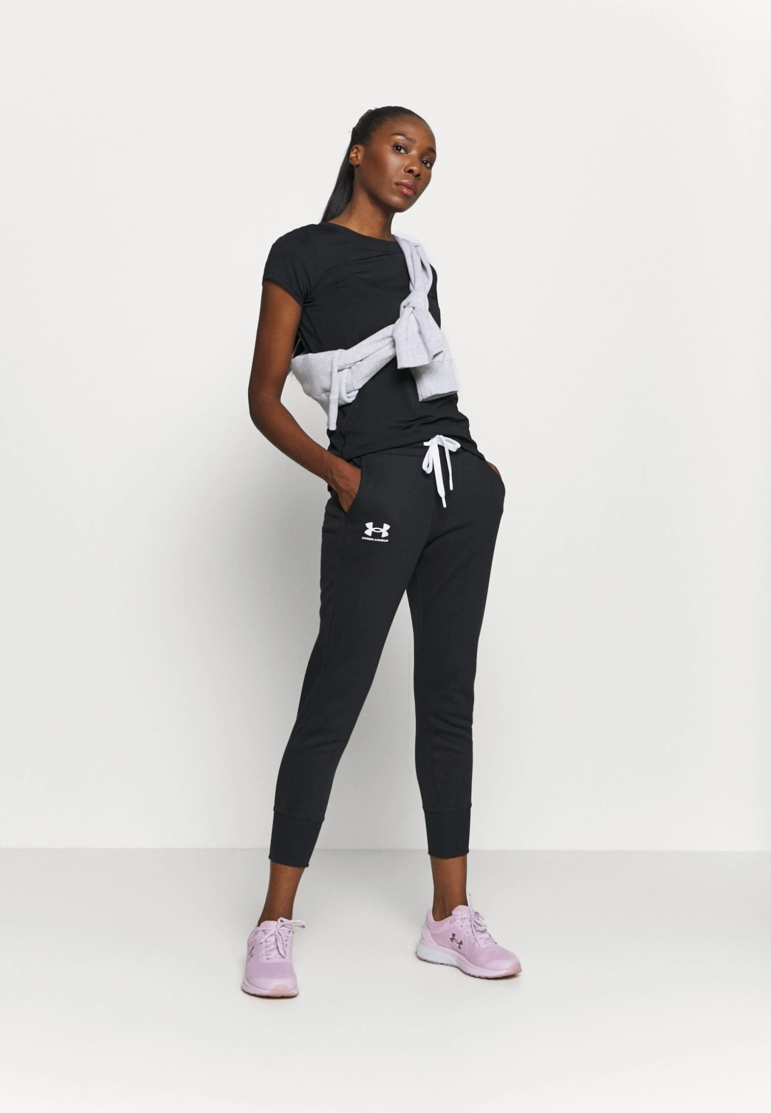 Under Armour Hg Ss-Pnk - Sports T-Shirt - Black - Image 2