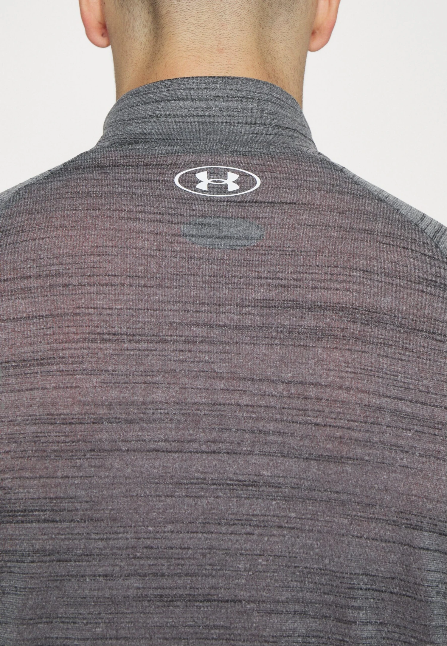Under Armour Tech 1/2 Zip Core - Long Sleeved Top - Black/White - Image 6