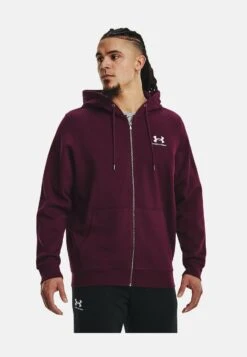 Under Armour Essential - Zip-Up Sweatshirt - Purple Stone