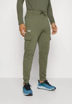 Under Armour Rival Jogger - Tracksuit Bottoms - Marine Od Green/White