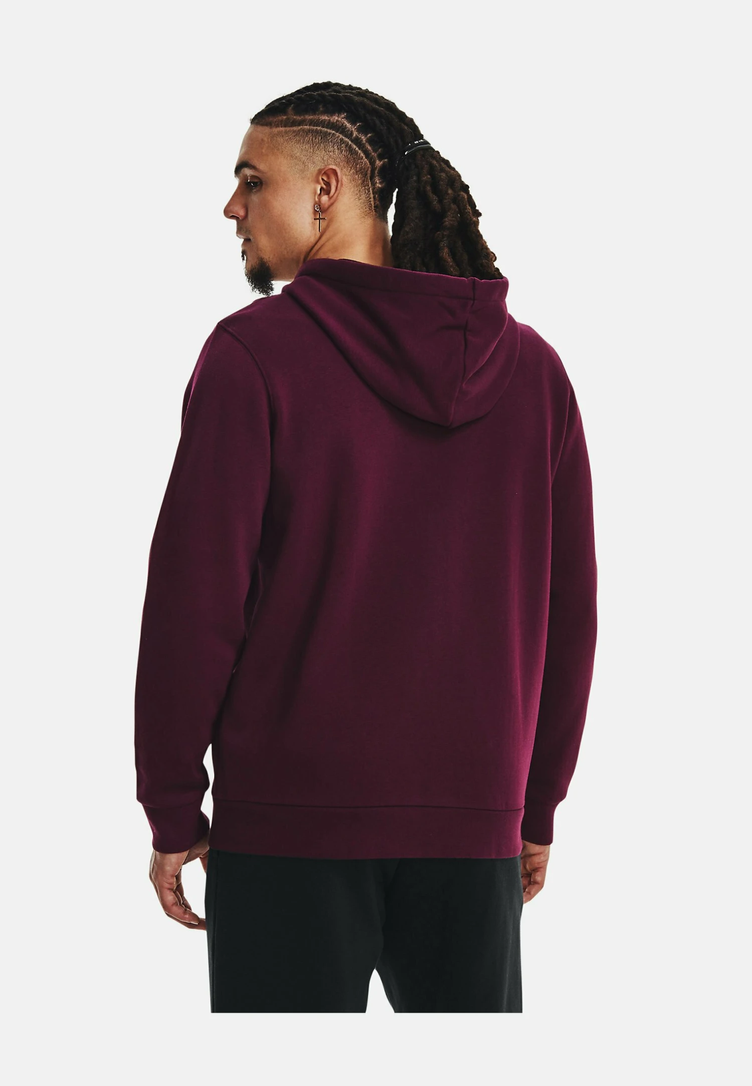 Under Armour Essential - Zip-Up Sweatshirt - Purple Stone - Image 3