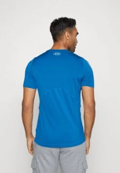 Under Armour Fitted - Sports T-Shirt - Varsity Blue/Blizzard
