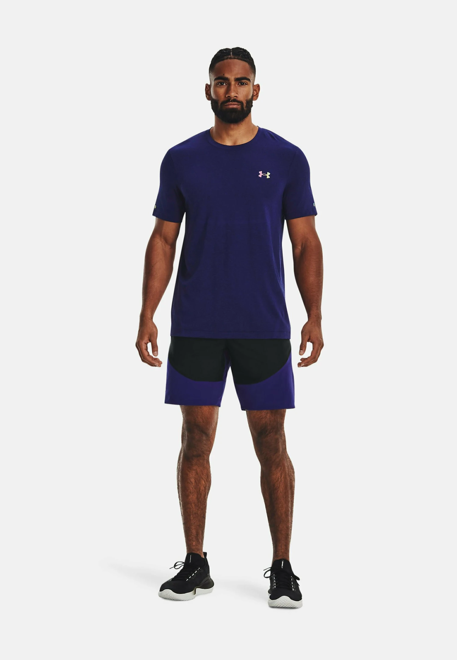 Under Armour Ua Unstoppable Hybrid- Sports Shorts - Black - Image 2
