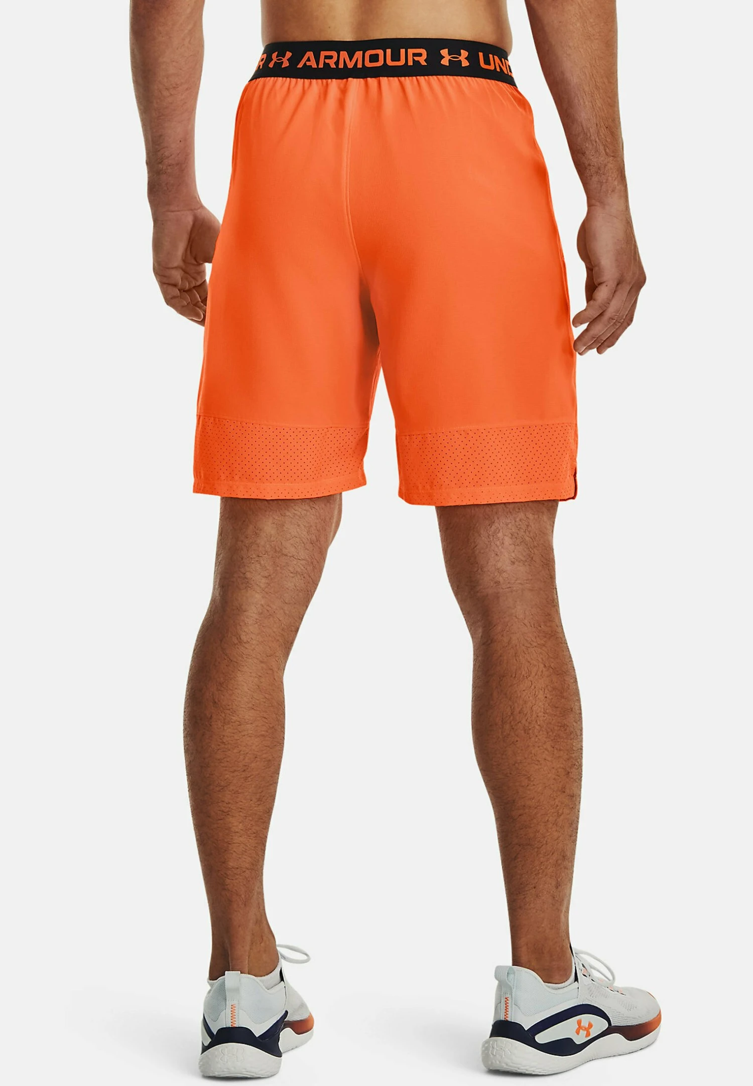 Under Armour Vanish- Sports Shorts - Orange Blast - Image 3