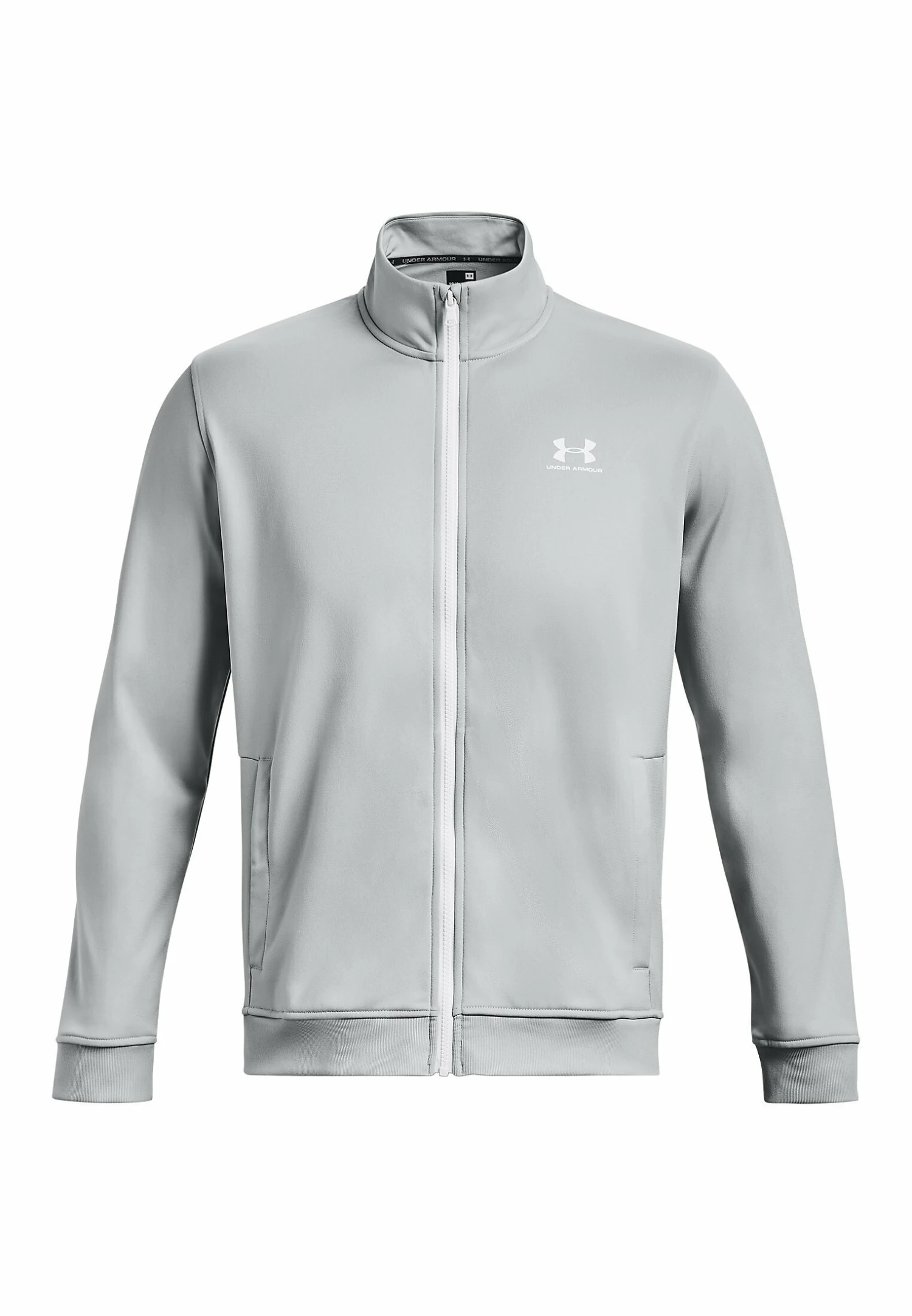 Under Armour Sportstyle Tricot Full Zip Trainingsj - Zip-Up Sweatshirt - Mod Gray - Image 4
