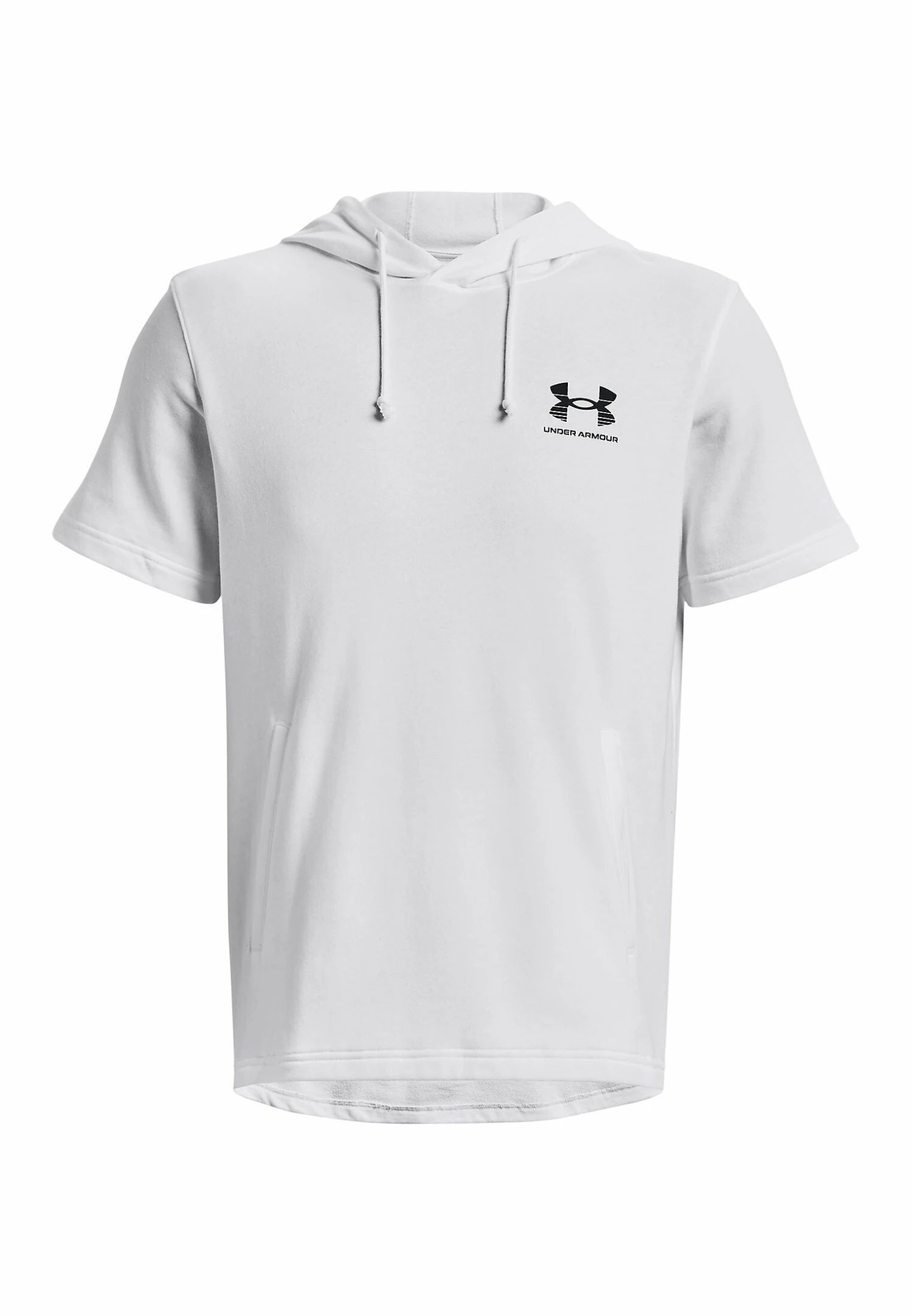 Under Armour Ua Rival Terry Nov Ss- Print T-Shirt - White - Image 4