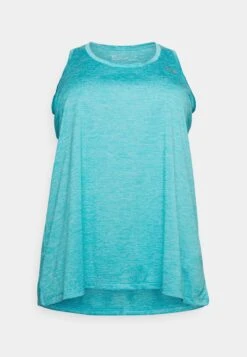 Under Armour Tech Twist Tank - Top - Glacier Blue/White/Metallic Silver-Coloured