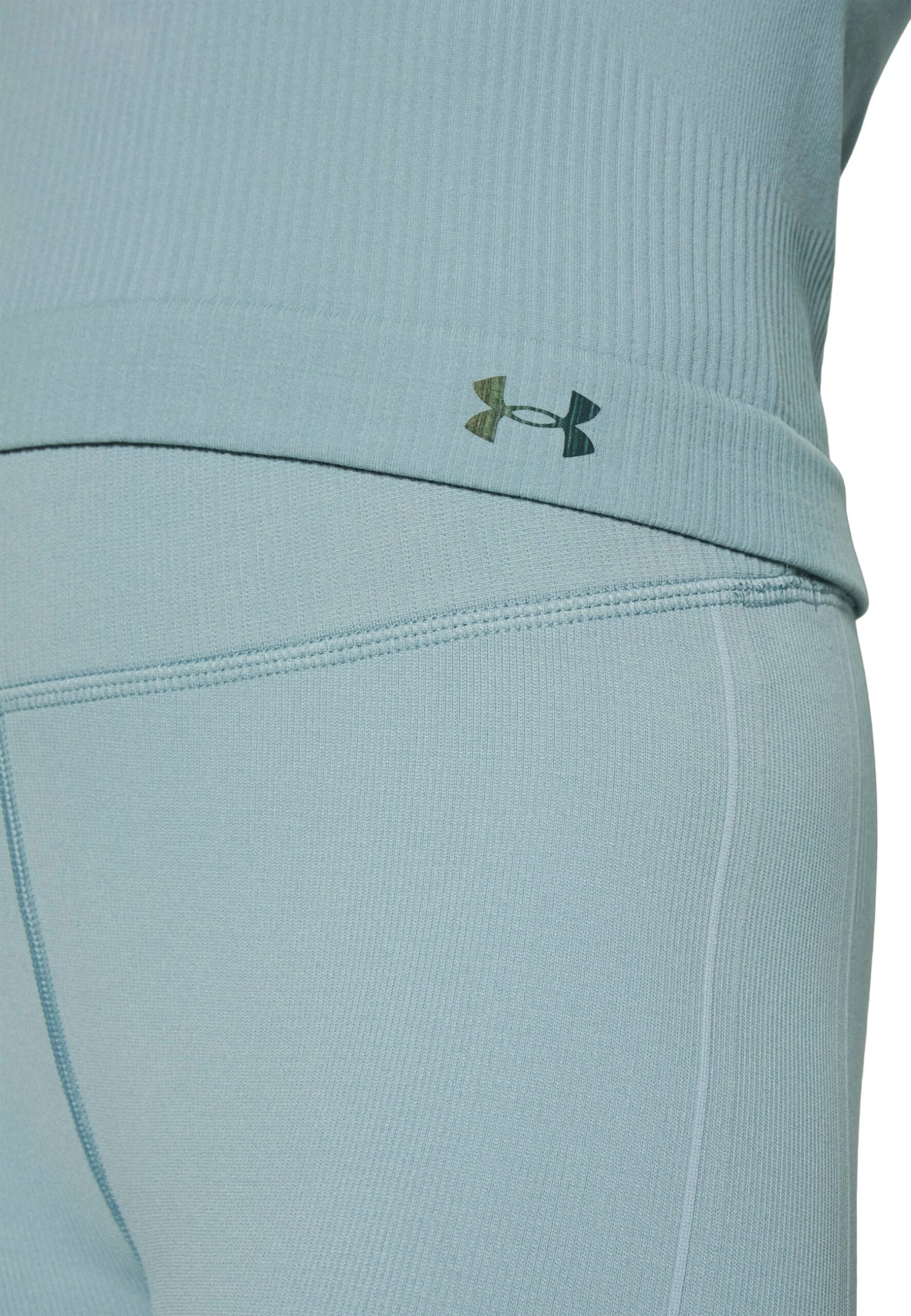 Under Armour Rush Seamless - Long Sleeved Top - Harbor Blue/Downpour Gray/Iridescent - Image 6
