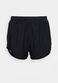 Under Armour Fly By Short - Sports Shorts - Black / Black / Reflective
