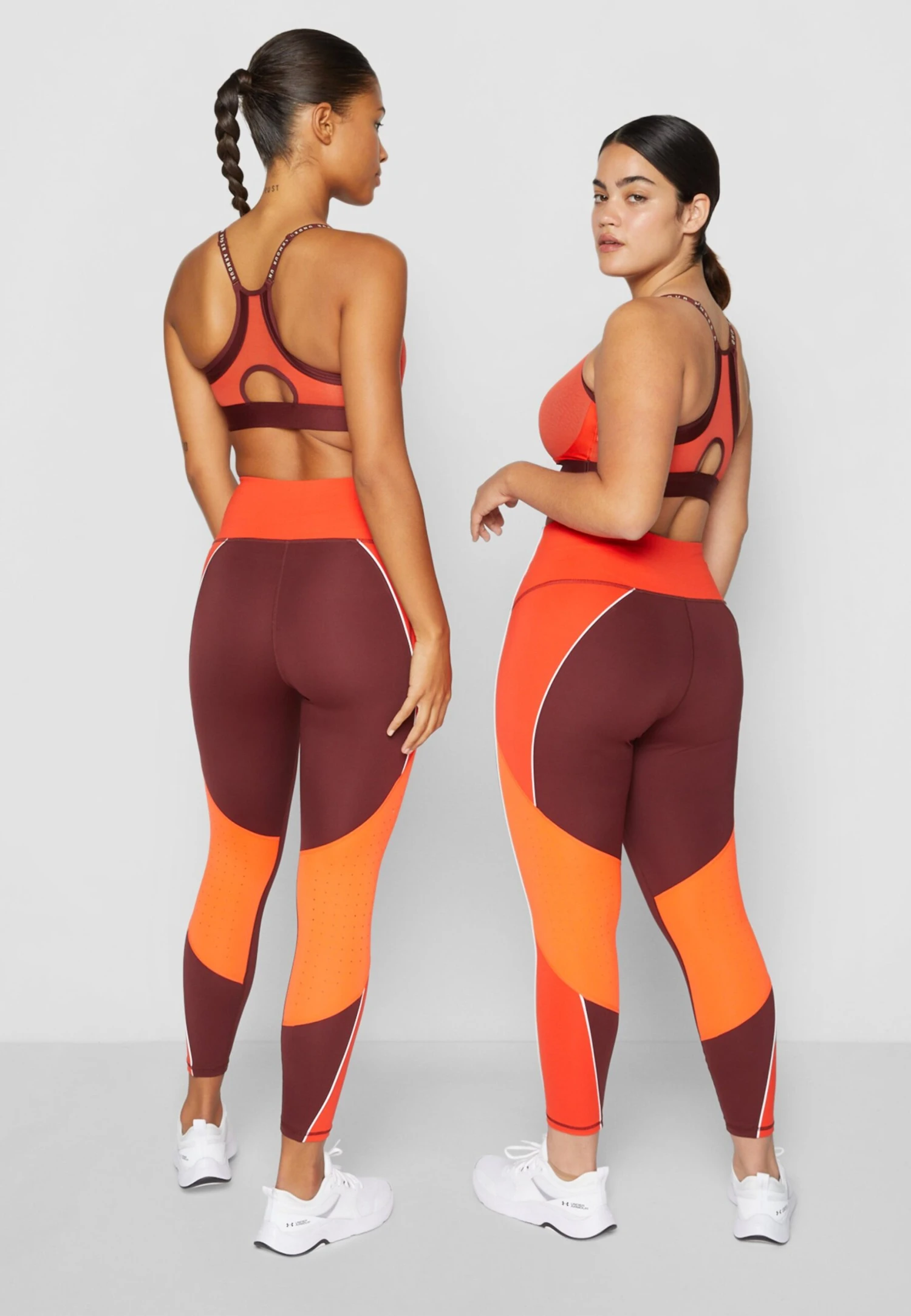 Under Armour Rush Ankle Leg - Leggings - Chestnut RedRadio RedIridescent - Image 3