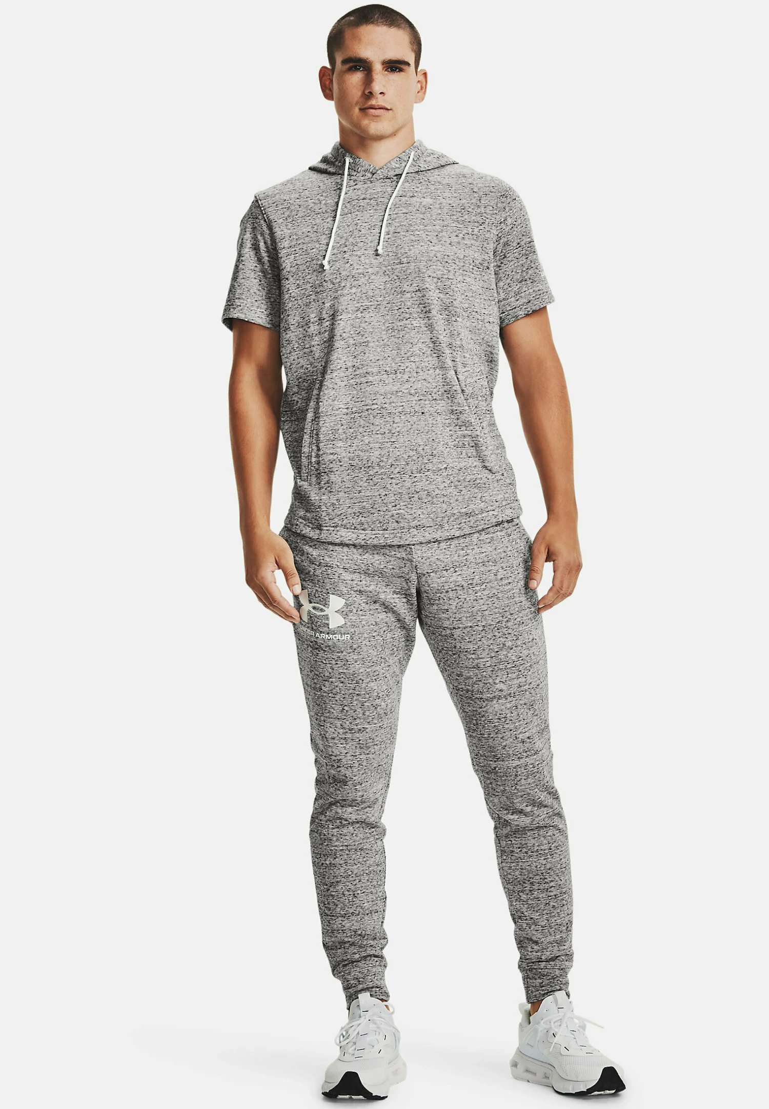 Under Armour Rival Terry - Tracksuit Bottoms - Onyx White - Image 2