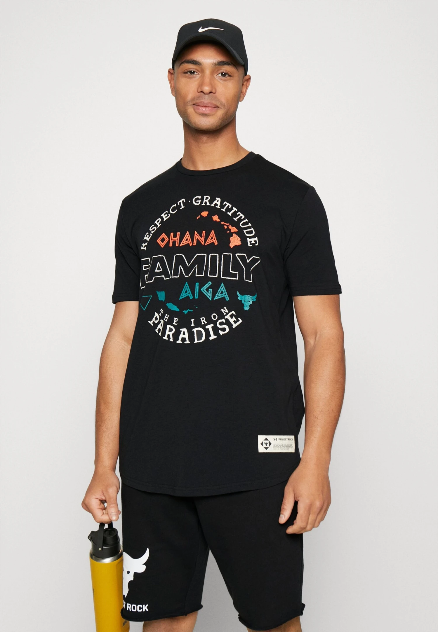 Under Armour Pjt Rock Family - Print T-Shirt - Black/Ivory - Image 4