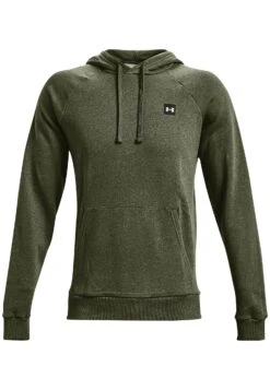 Under Armour Rival Hoodie - Hoodie - Green Melange