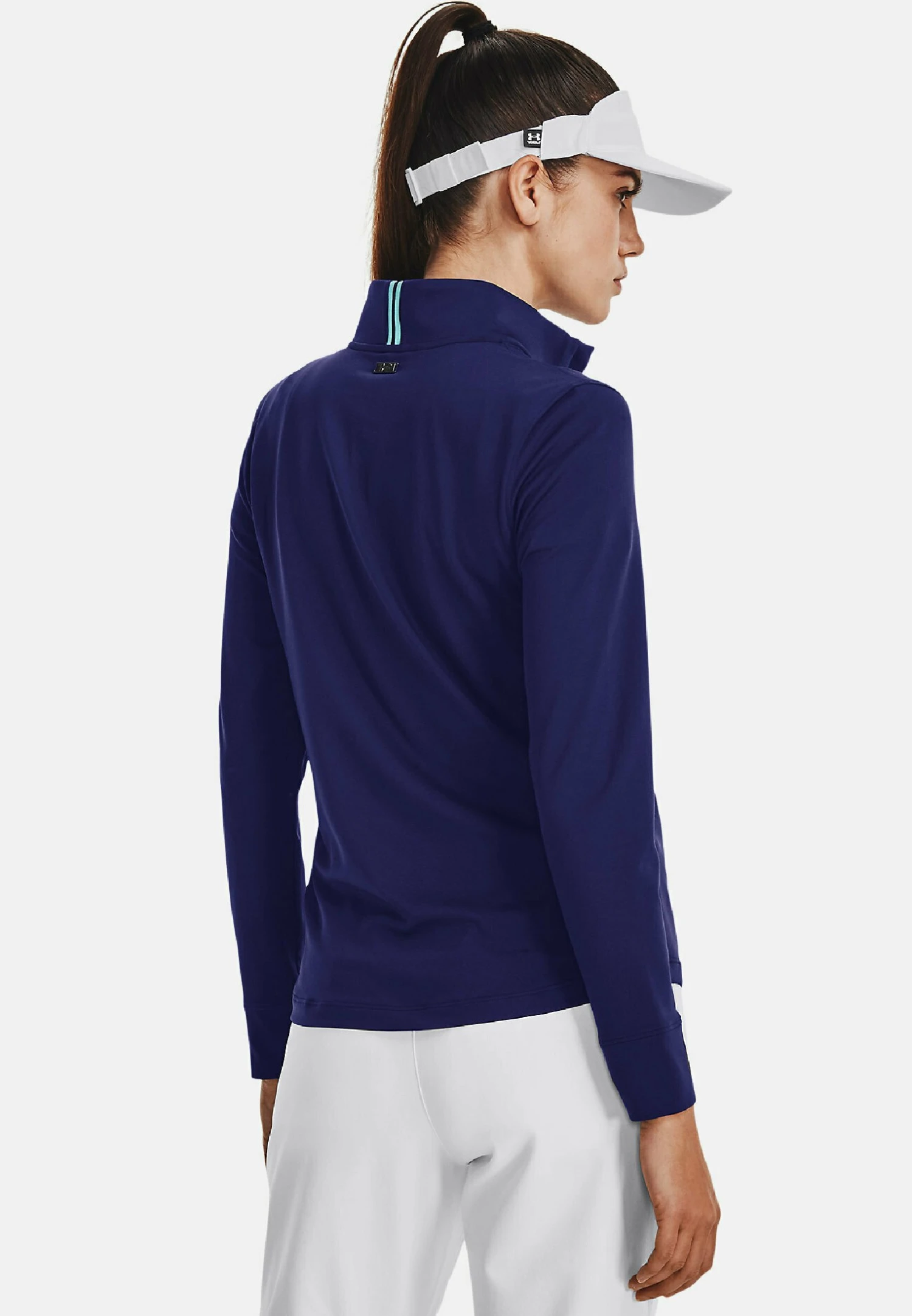 Under Armour Warmup Ua Playoff 1/4 Zip - Long Sleeved Top - Sonar Blue - Image 3