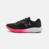 Under Armour Charged Pursuit 3 - Neutral Running Shoes - Black/Pink Shock/Retro Purple
