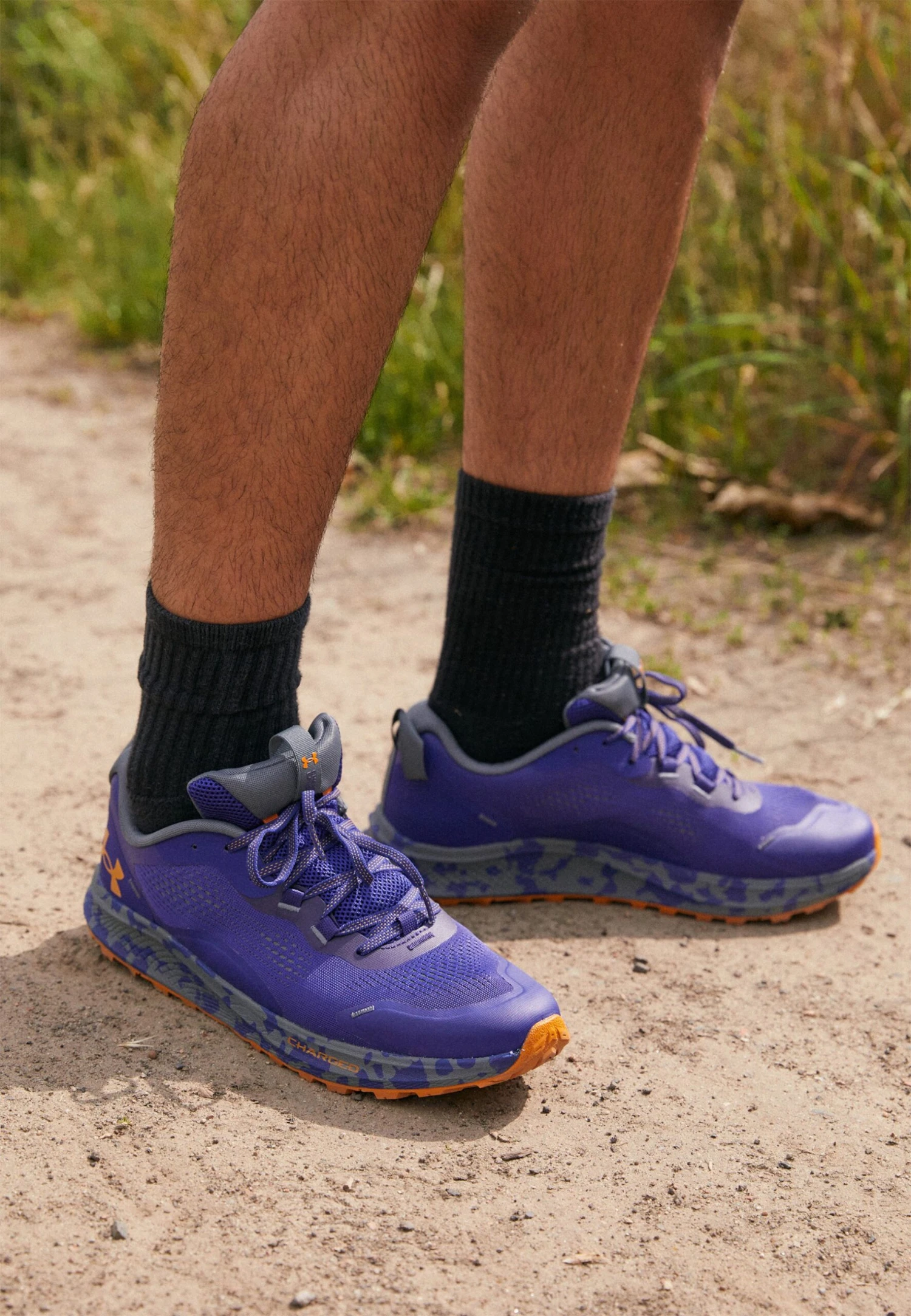 Under Armour Charged Bandit Tr 2 - Trail Running Shoes - Sonar Blue/Honey Orange - Image 2