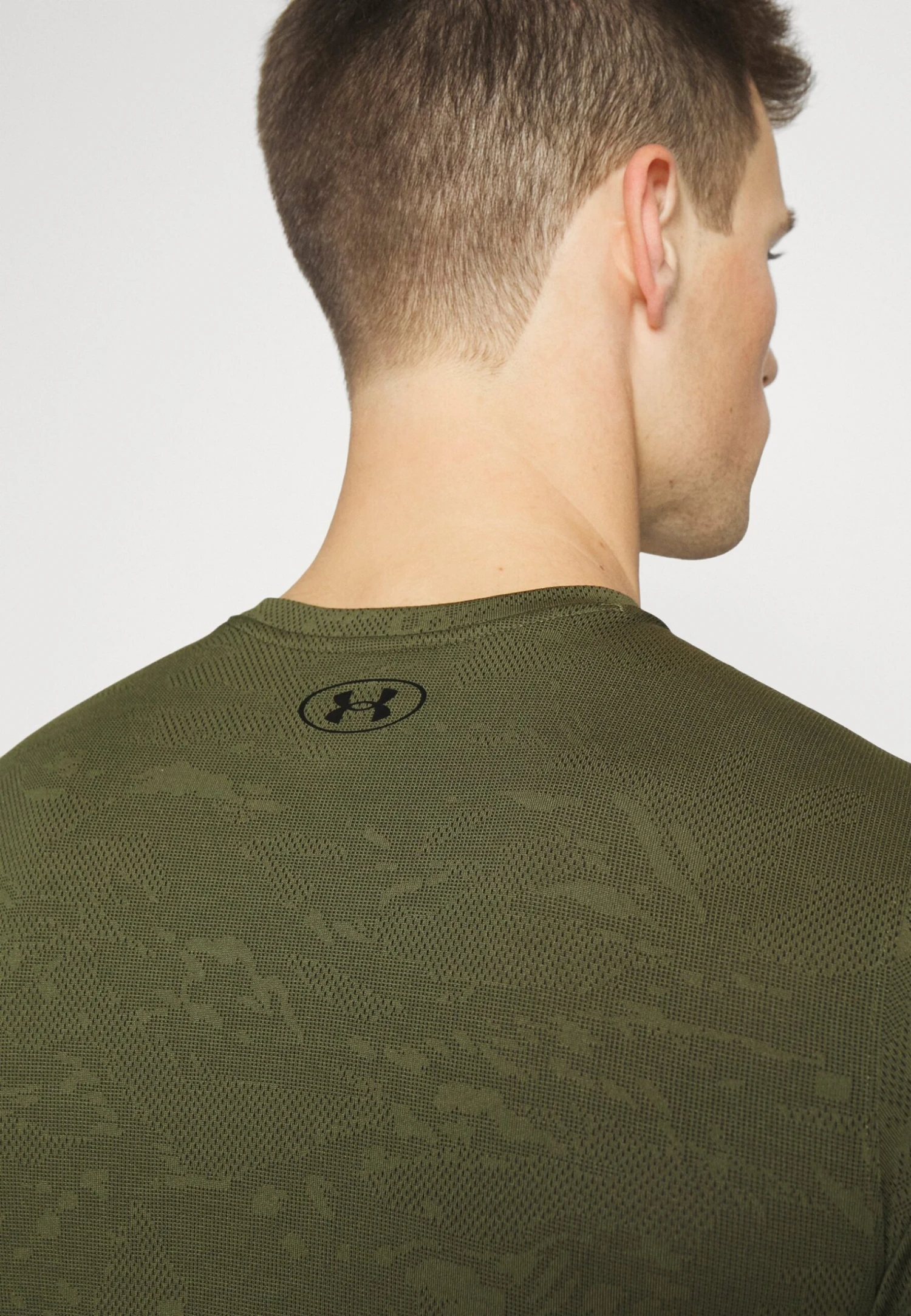 Under Armour Tech Vent Jacquard Ss - Sports T-Shirt - Marine Od Green/Black - Image 5