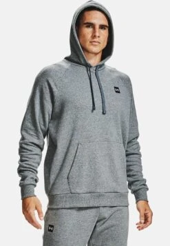 Under Armour Rival Hoodie - Hoodie - Pitch Gray Light Heather