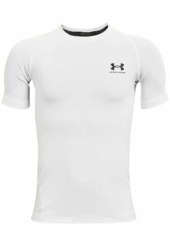 Under Armour Short Sleeves Ua Hg Ss - Sports T-Shirt - White