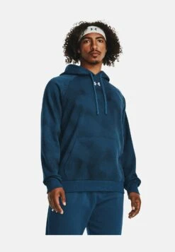 Under Armour Rival Printed - Hoodie - Varsity Blue