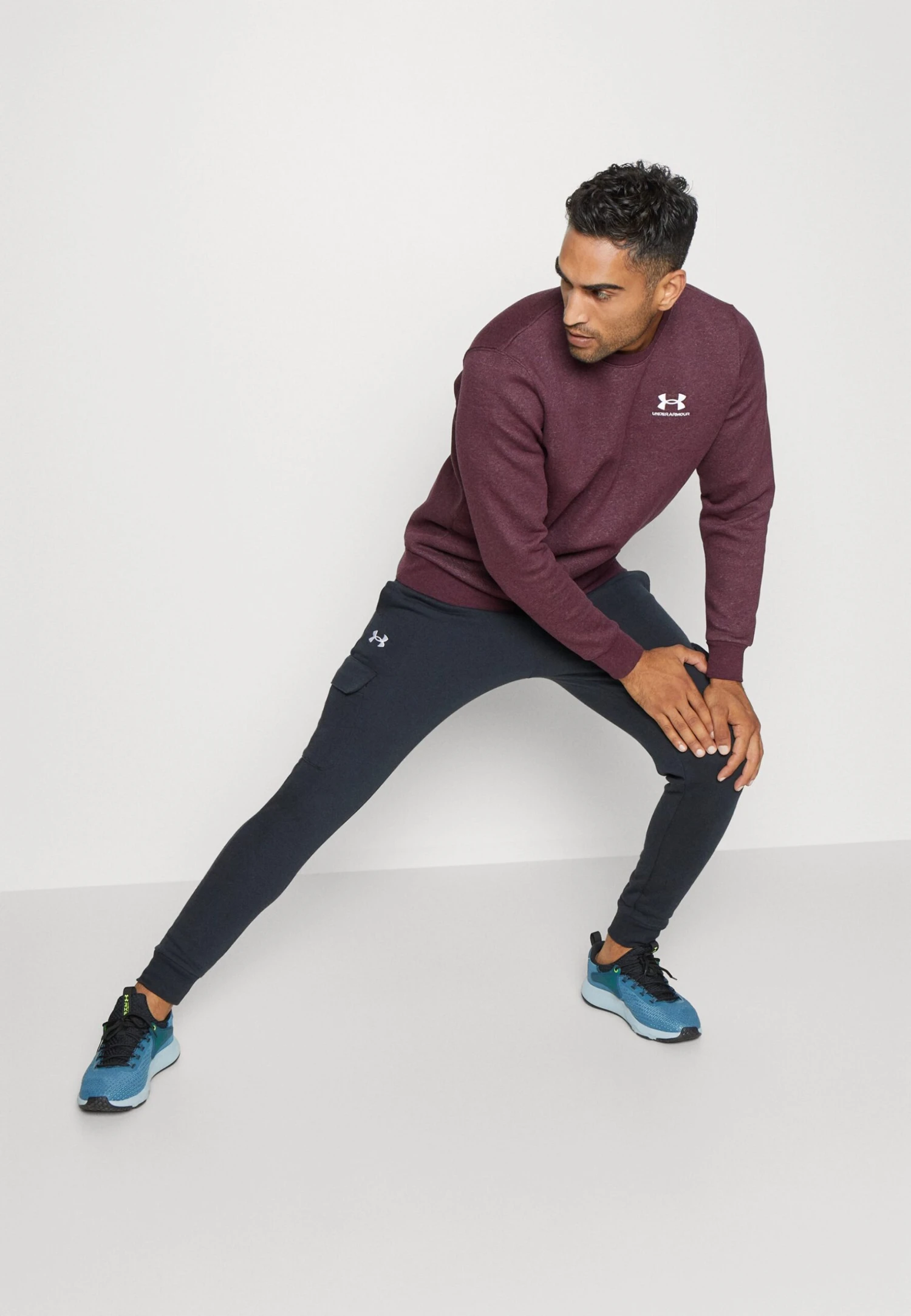 Under Armour Rival Jogger - Tracksuit Bottoms - Black/White - Image 4