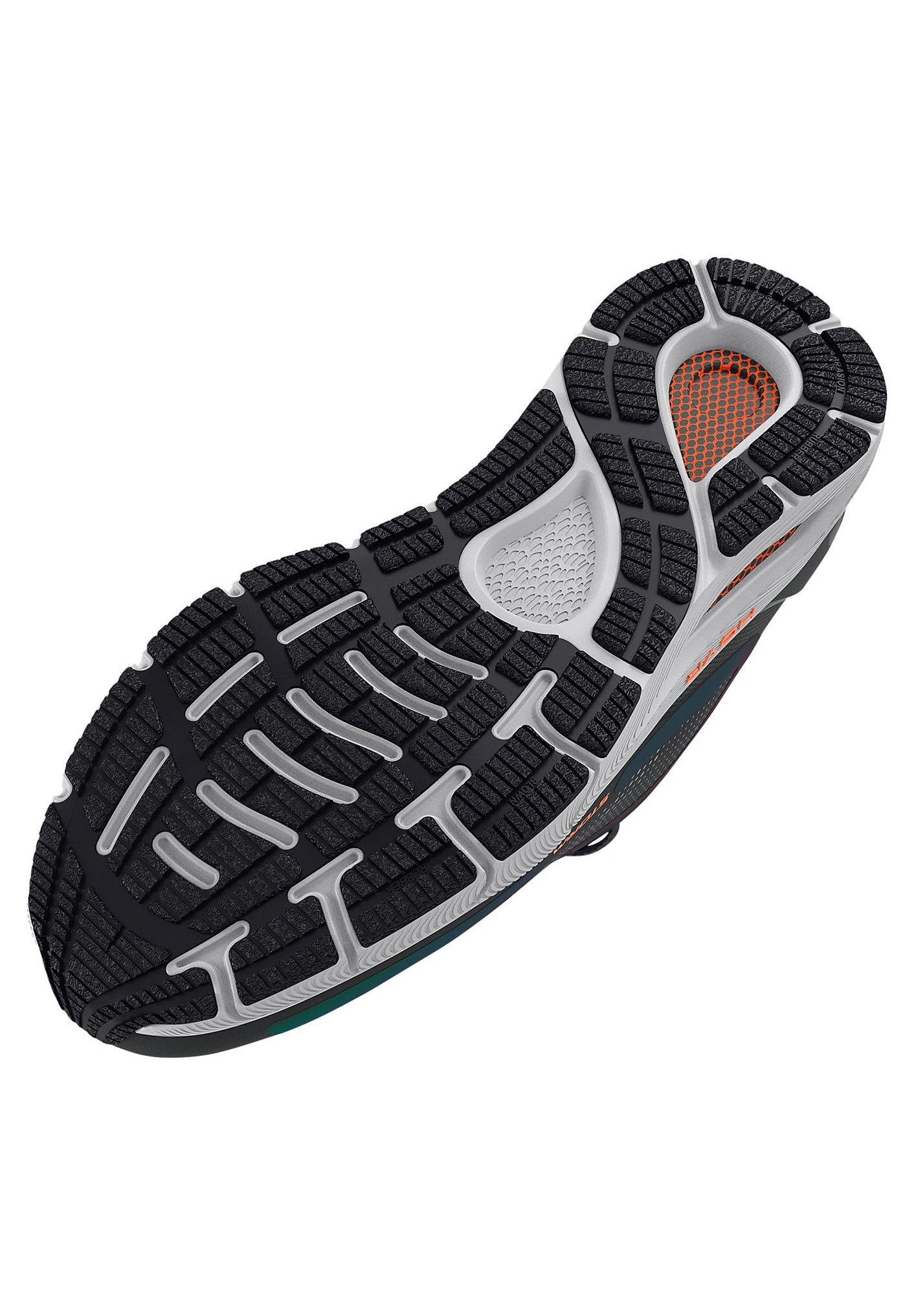 Under Armour Hovr Sonic 5 Storm - Neutral Running Shoes - Jet Gray / Mod Gray / Blaze Orange - Image 4