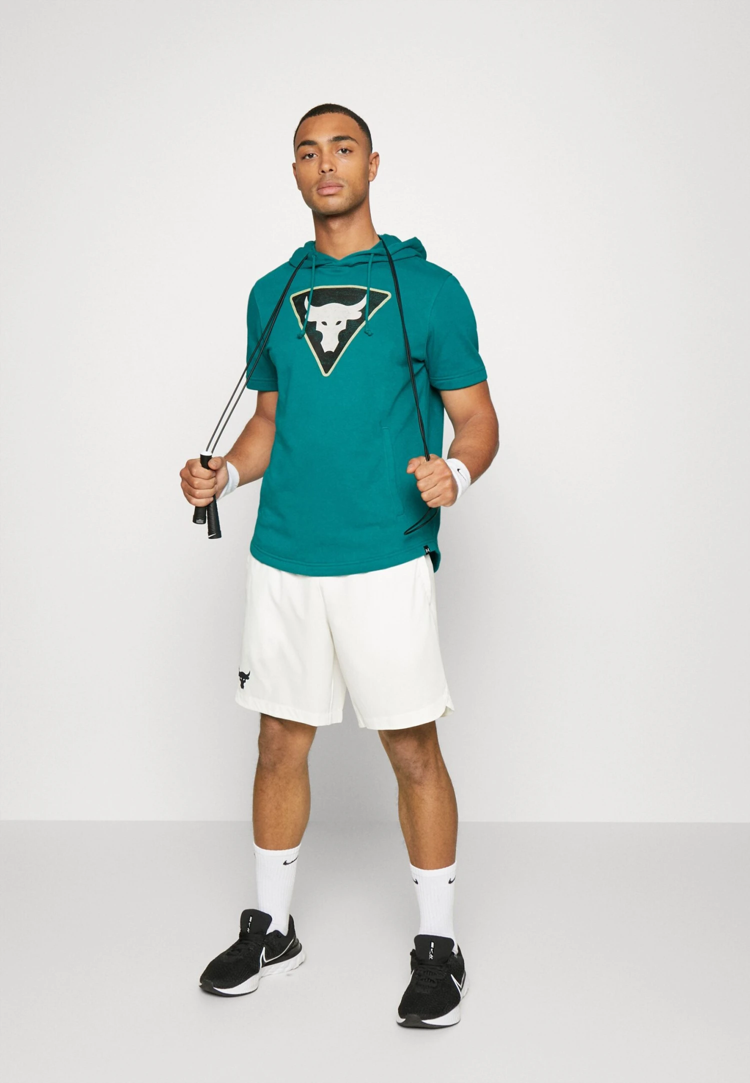 Under Armour Print T-Shirt - Coastal Teal/Ivory/Black - Image 2