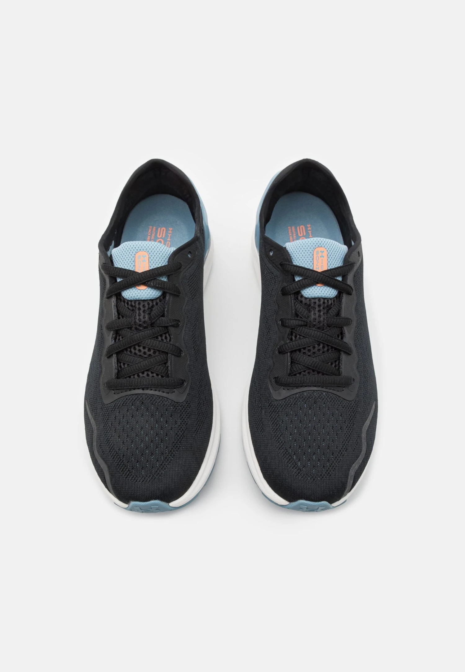 Under Armour Hovr Sonic 6 - Neutral Running Shoes - Black/Blue Granite/Bubble Peach - Image 6