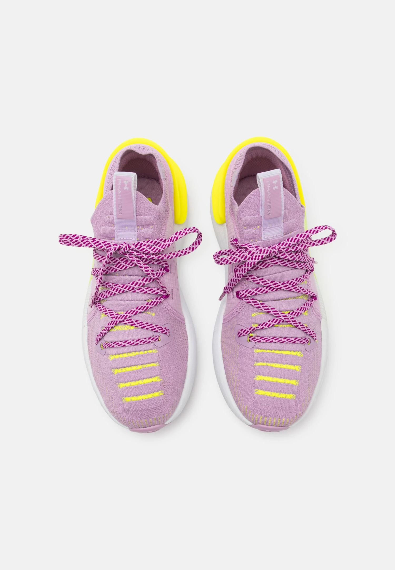 Under Armour Hovr Phantom 3 - Neutral Running Shoes - Fresh Orchid/White/Yellow Ray - Image 4